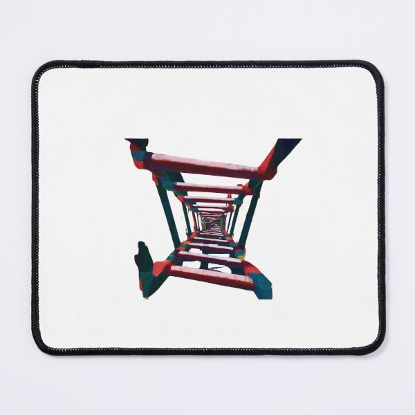 Item preview, Endless abstract 3D staircase graphic design designed and sold by StyleFused.