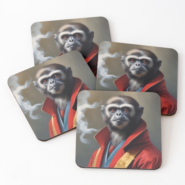 Item preview, Gibbon in smoking jacket designed and sold by GasconyPassion.