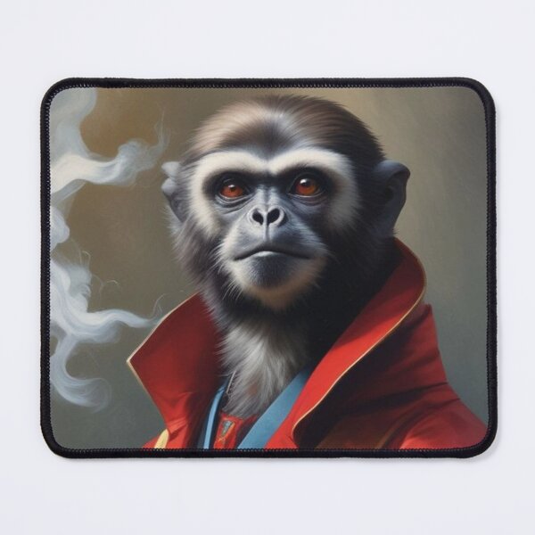 Item preview, Gibbon in smoking jacket designed and sold by GasconyPassion.