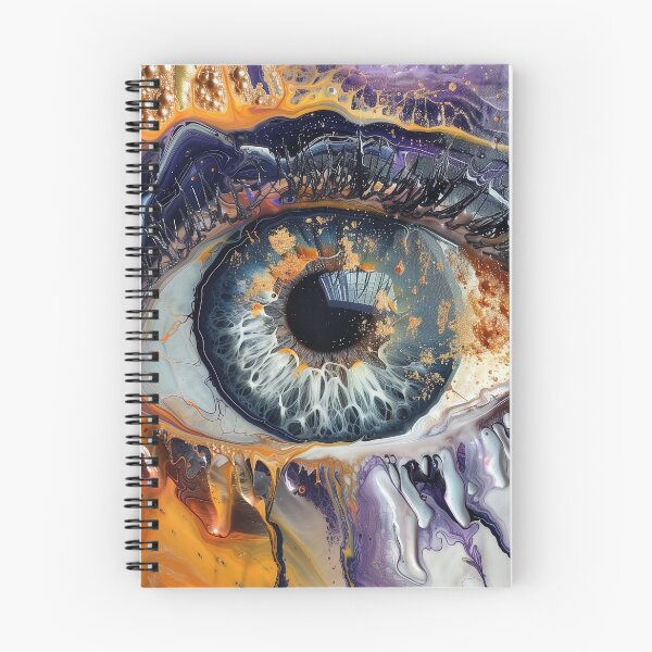 Aperçu de l'œuvre Purple and Orange Iris Eye créée et vendue par gothart.