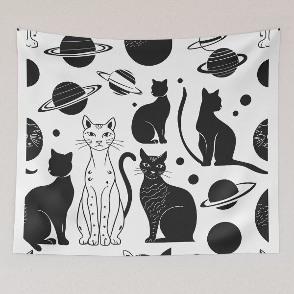 Item preview, A Sleek And Elegant Artwork Of A Striking Cat designed and sold by Uday24.