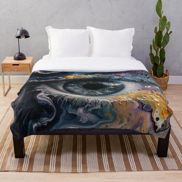 Item preview, Fluid Pour Eye Iris Creepy Digital Art designed and sold by gothart.