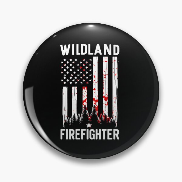 Item preview, Wildland Firefighter Us Flag Firemen Fireman designed and sold by Dressed For  Duty.