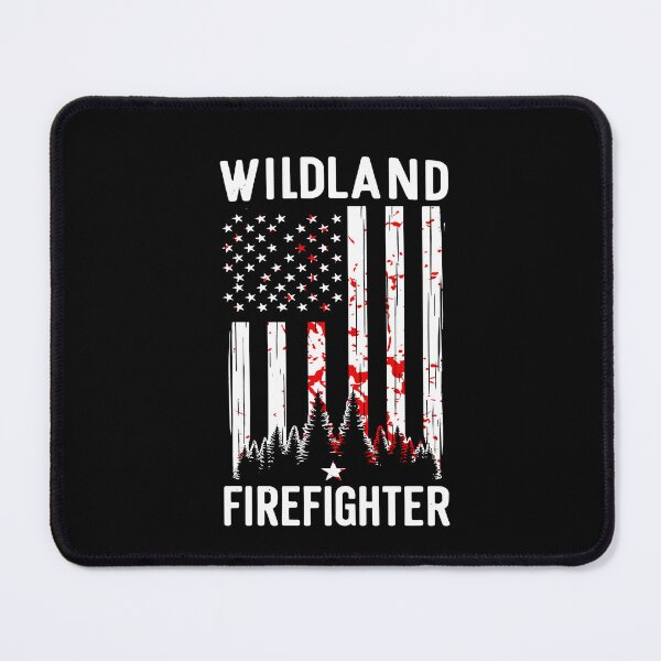 Item preview, Wildland Firefighter Us Flag Firemen Fireman designed and sold by Dressed For  Duty.