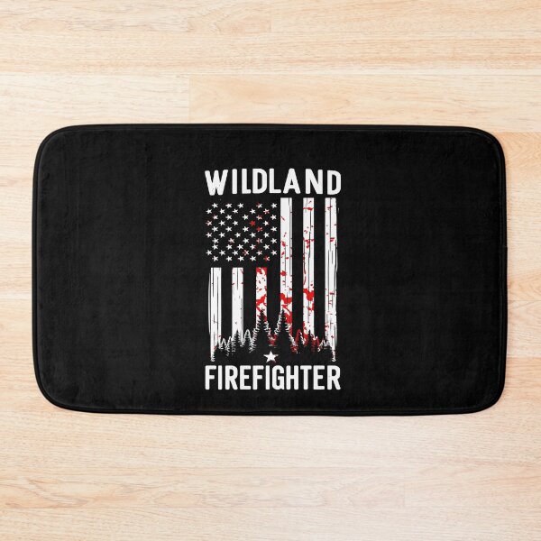 Item preview, Wildland Firefighter Us Flag Firemen Fireman designed and sold by Dressed For  Duty.