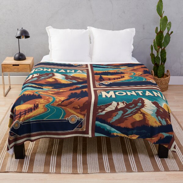 Item preview, Montana USA American Vintage Travel Tourism designed and sold by TravelersGems.