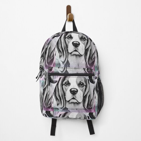 Item preview, Beagle black and white retro designed and sold by Abelievingheart.