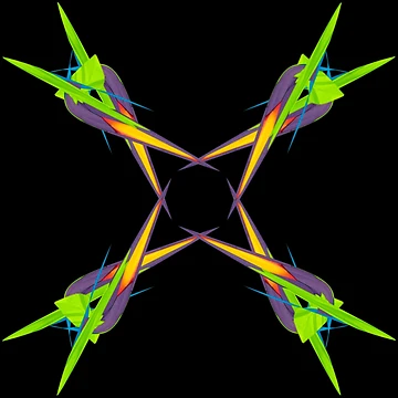 Artwork thumbnail, Star pattern by Meo Design