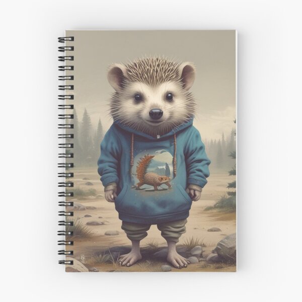 Item preview, Hedgehog in hoodie designed and sold by GasconyPassion.