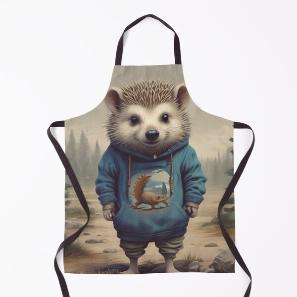 Item preview, Hedgehog in hoodie designed and sold by GasconyPassion.