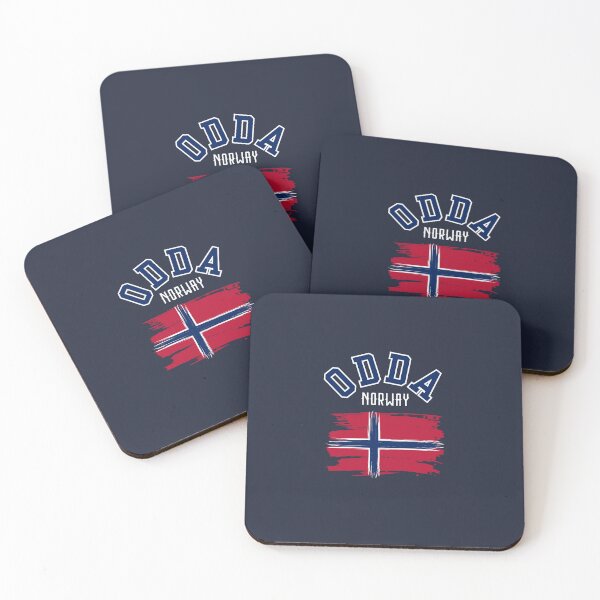 Item preview, Odda Norway Norwegian Flag Brushstroke designed and sold by jeshands.