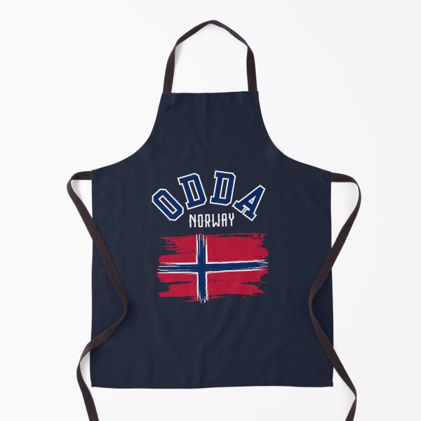 Item preview, Odda Norway Norwegian Flag Brushstroke designed and sold by jeshands.