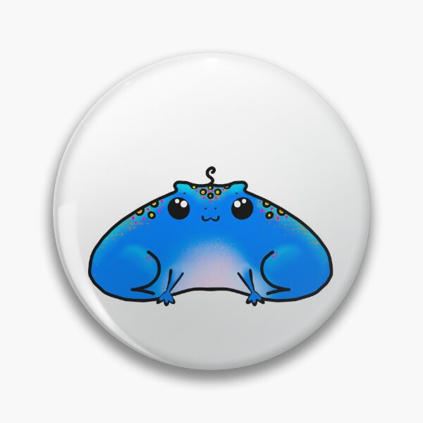 Item preview, Squishy Blue Freckled Frog designed and sold by Bri Rogerson.
