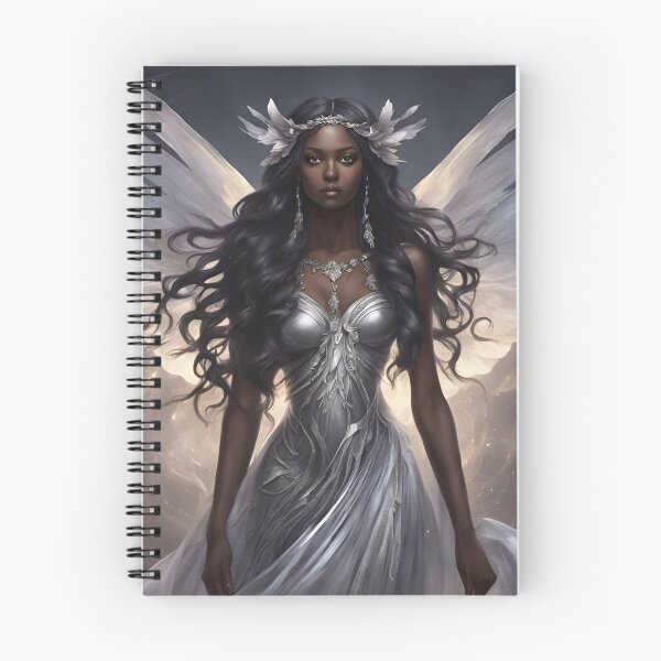 Item preview, Allegria, Dark Skinned Fairy, AI art Prints and stuff designed and sold by Smallfish1274.