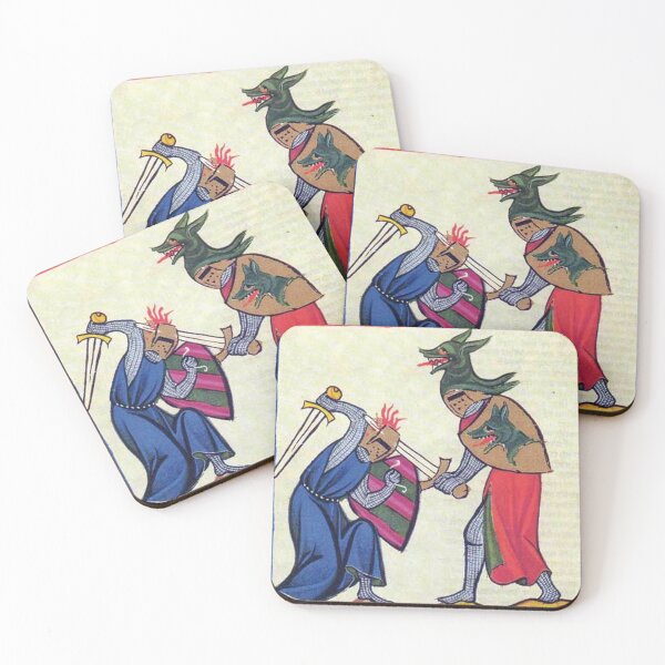 Item preview, Medieval Creature Meme - Knightly duel designed and sold by VintageManiac.