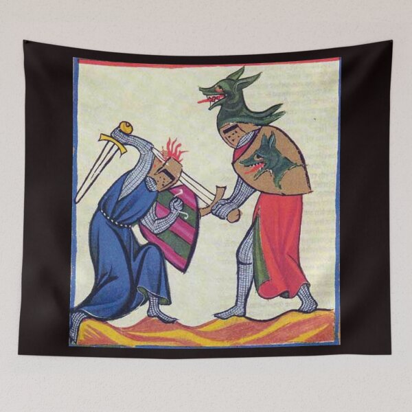 Item preview, Medieval Creature Meme - Knightly duel designed and sold by VintageManiac.