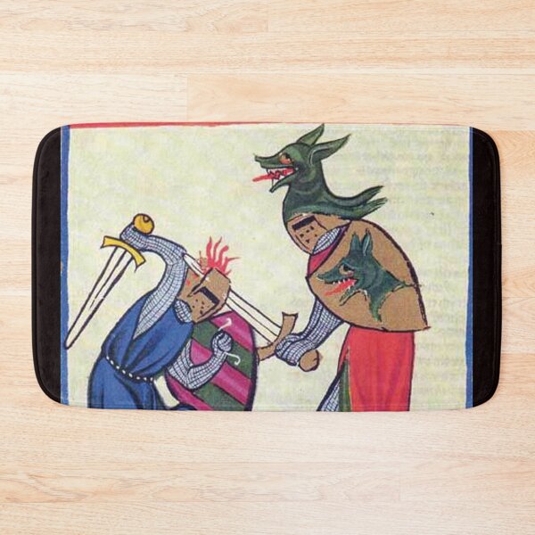 Item preview, Medieval Creature Meme - Knightly duel designed and sold by VintageManiac.