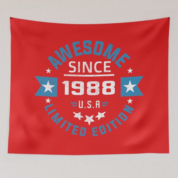 Item preview, Awesome since 1988 designed and sold by HB Shirts.