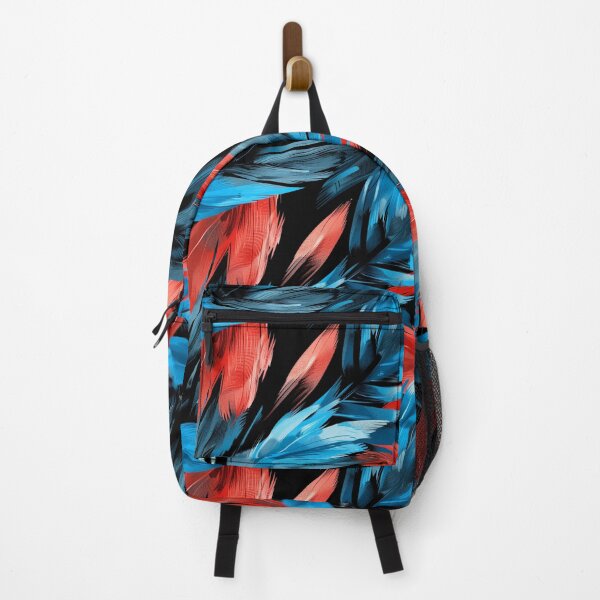 Item preview, Feather Texture Blue and Red designed and sold by nyasiabeier.