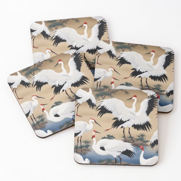 Item preview, Japanese Cranes Bird designed and sold by Asiantrendzz.