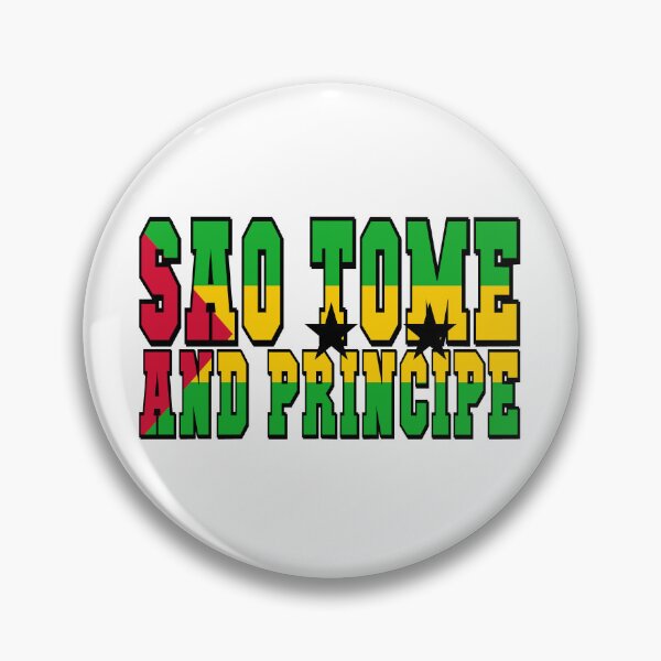 Item preview, Sao Tome and Principe Country Flag Typography designed and sold by TravelWish.
