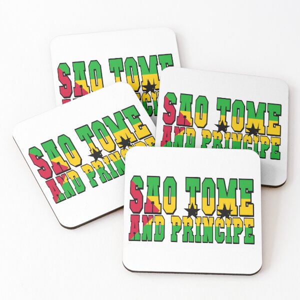 Item preview, Sao Tome and Principe Country Flag Typography designed and sold by TravelWish.