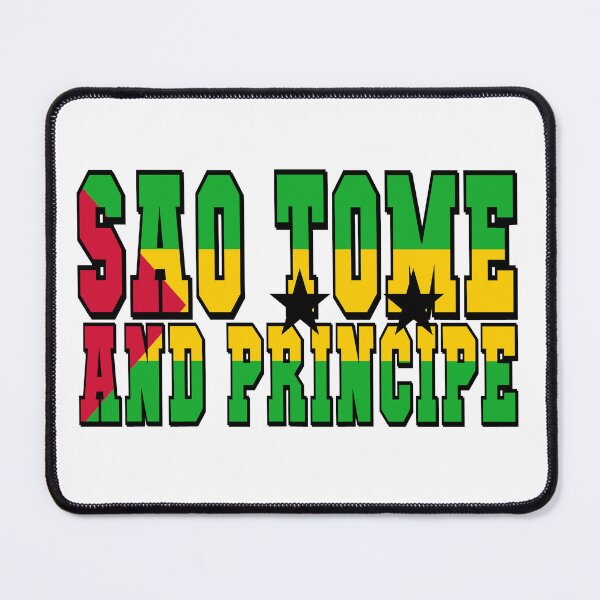 Item preview, Sao Tome and Principe Country Flag Typography designed and sold by TravelWish.