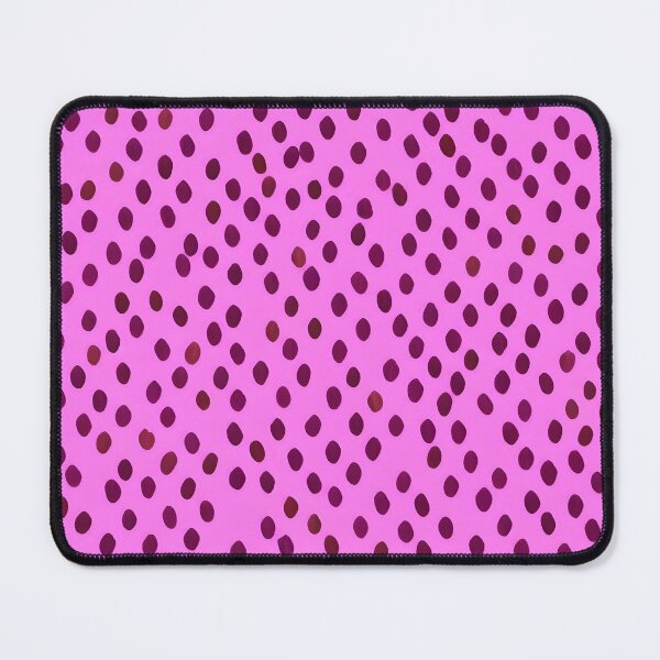Item preview, Abstract Pink Polka Dot Dalmatian Pattern Maroon for Maximalist Eclectic Decor designed and sold by kathrynchill.