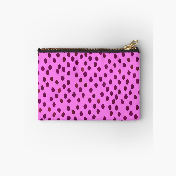 Item preview, Abstract Pink Polka Dot Dalmatian Pattern Maroon for Maximalist Eclectic Decor designed and sold by kathrynchill.