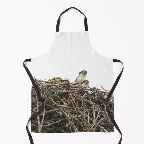 Item preview, Osprey mom with 2 chicks designed and sold by locustgirl.