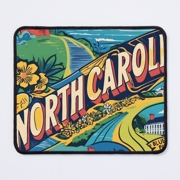 Item preview, North Carolina USA American Vintage Travel Tourism  designed and sold by TravelersGems.