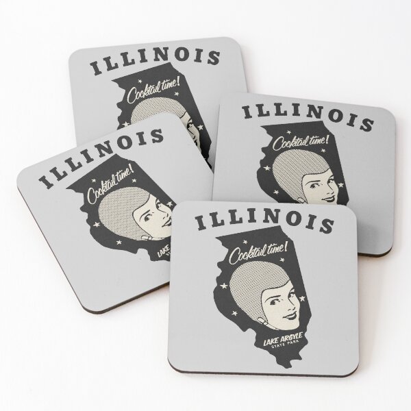 Item preview, Vintage Illinois State Park Swim Cocktail Lady designed and sold by Kujo Dangerous Vintage.