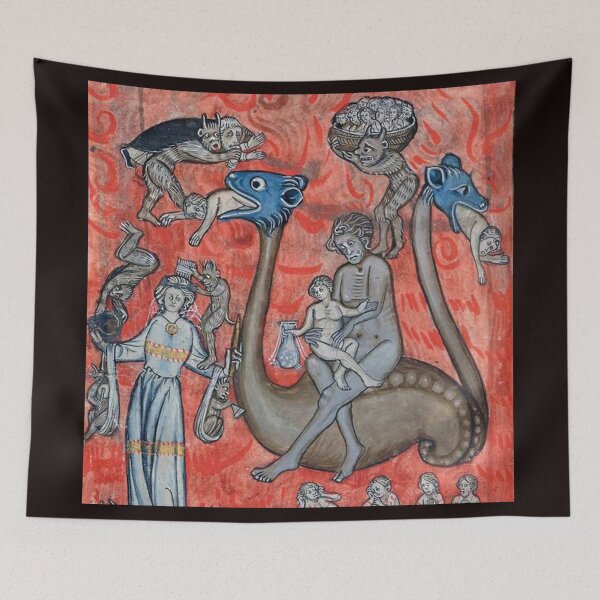 Item preview, Medieval Creature Meme designed and sold by VintageManiac.