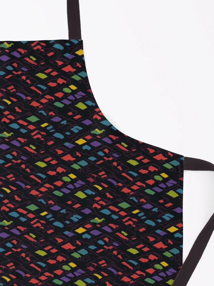 Thumbnail 3 of 6, Apron, Dynamic Color Block Pattern designed and sold by Daniel Haddad.