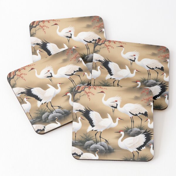 Item preview, Japanese Crane Birds IV designed and sold by Asiantrendzz.