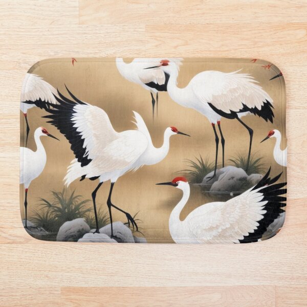 Item preview, Japanese Crane Birds IV designed and sold by Asiantrendzz.
