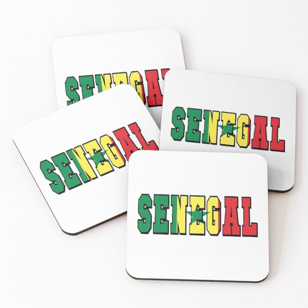 Item preview, Senegal Country Flag Typography designed and sold by TravelWish.