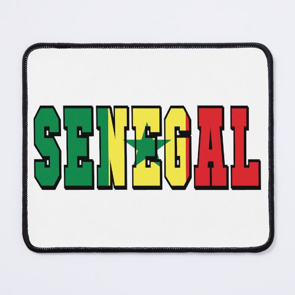 Item preview, Senegal Country Flag Typography designed and sold by TravelWish.