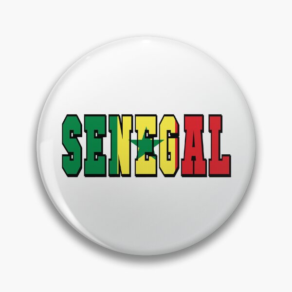 Item preview, Senegal Country Flag Typography designed and sold by TravelWish.