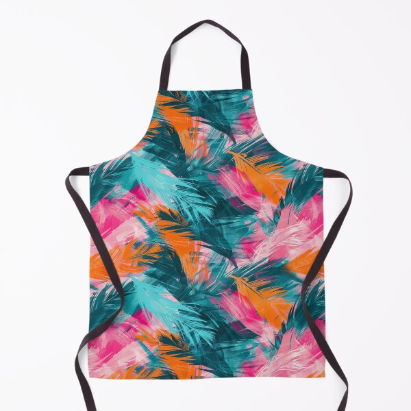Item preview, Feather Texture Teal Orange and Pink designed and sold by nyasiabeier.