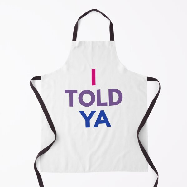 Item preview, I Told Ya (Bi colors) designed and sold by Caring Hearts.