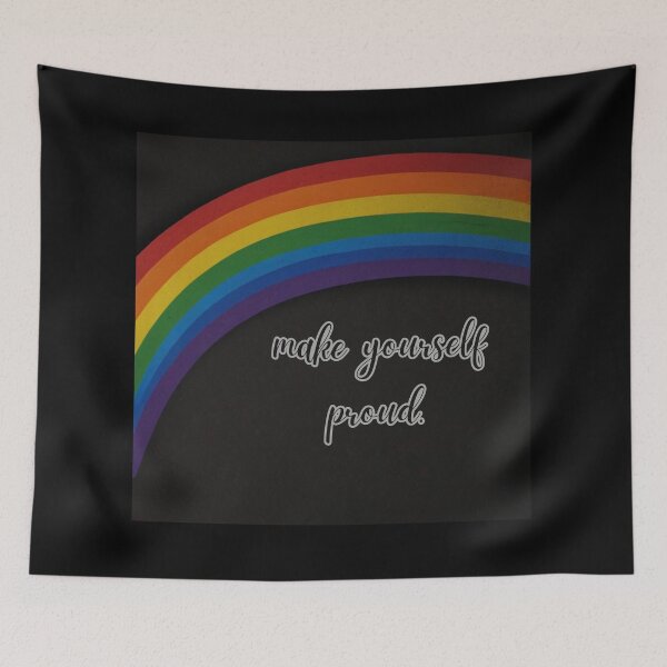 Item preview, Make Yourself Proud Rainbow Design designed and sold by WishLuckShop.