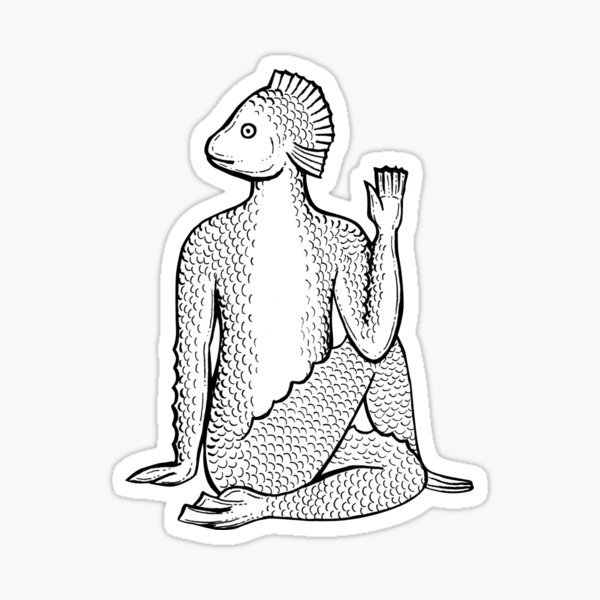 Half Lord of the Fishes Pose / Ardha Matsyendrasana Sticker