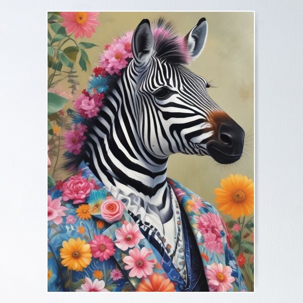 Item preview, Zebra in jacket designed and sold by GasconyPassion.