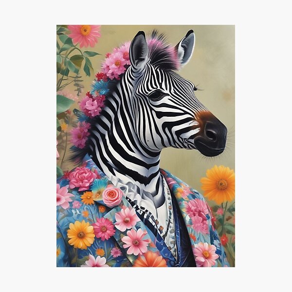 Item preview, Zebra in jacket designed and sold by GasconyPassion.