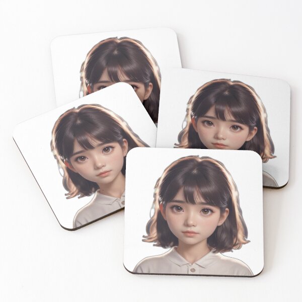Item preview, Charming Anime Girl Portrait designed and sold by Wannaprasert.