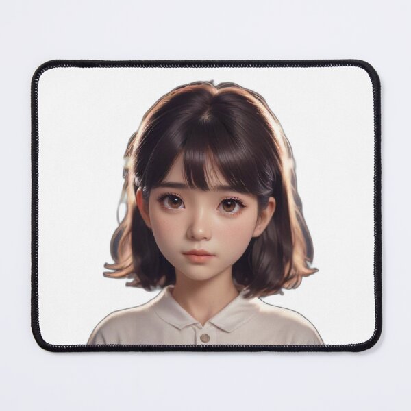 Item preview, Charming Anime Girl Portrait designed and sold by Wannaprasert.
