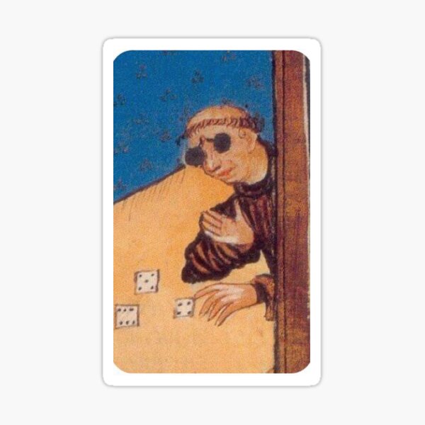 Vista previa del artículo con la obra «Meme de criatura medieval - Oculi de vitro cum capsula», diseñado y vendido por VintageManiac.