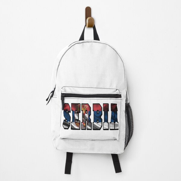 Item preview, Serbia Country Flag Typography designed and sold by TravelWish.