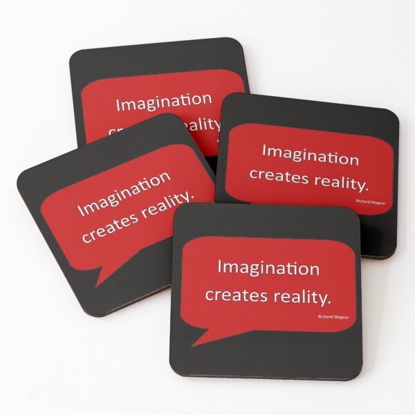 Item preview, Imagination Creates Reality Quote designed and sold by TheatreOfMusic.